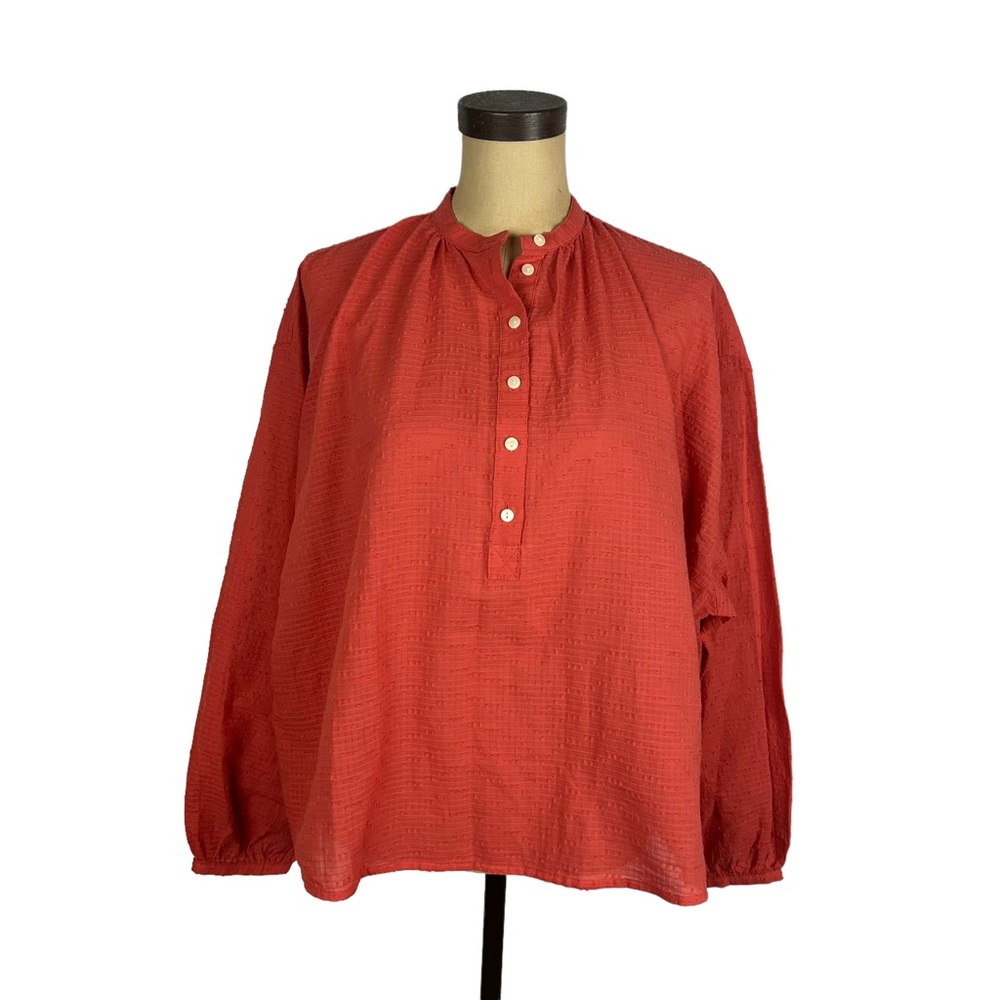 Universal Thread burnt orange gauzey women’s‎ tunic top SZ S